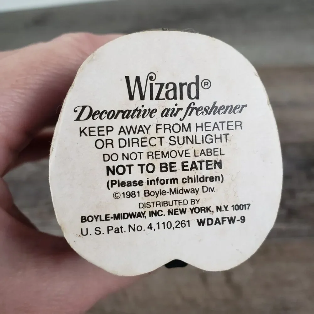 Wizard Air Freshener Halloween Witch 1981 Collectible Figurine Vintage 6